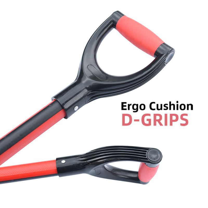 End grip square spade