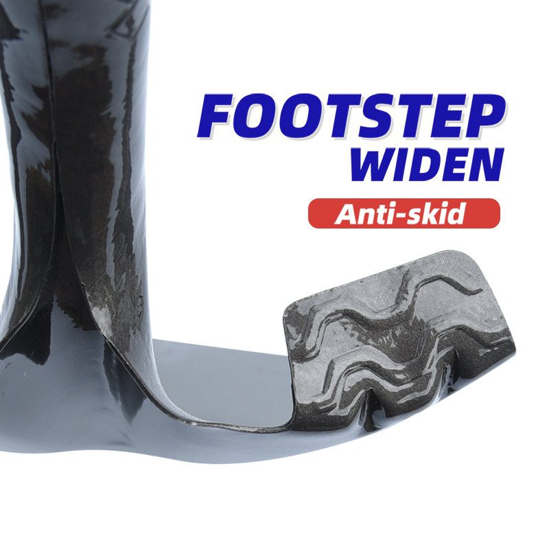 Carbon steel Spade's oversize footsteps