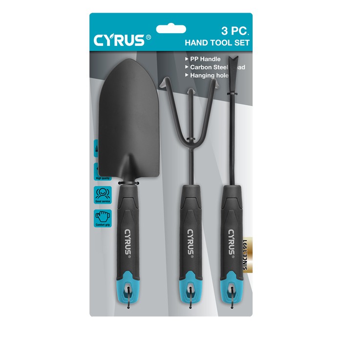 Set Alat Tangan Taman Baja Karbon